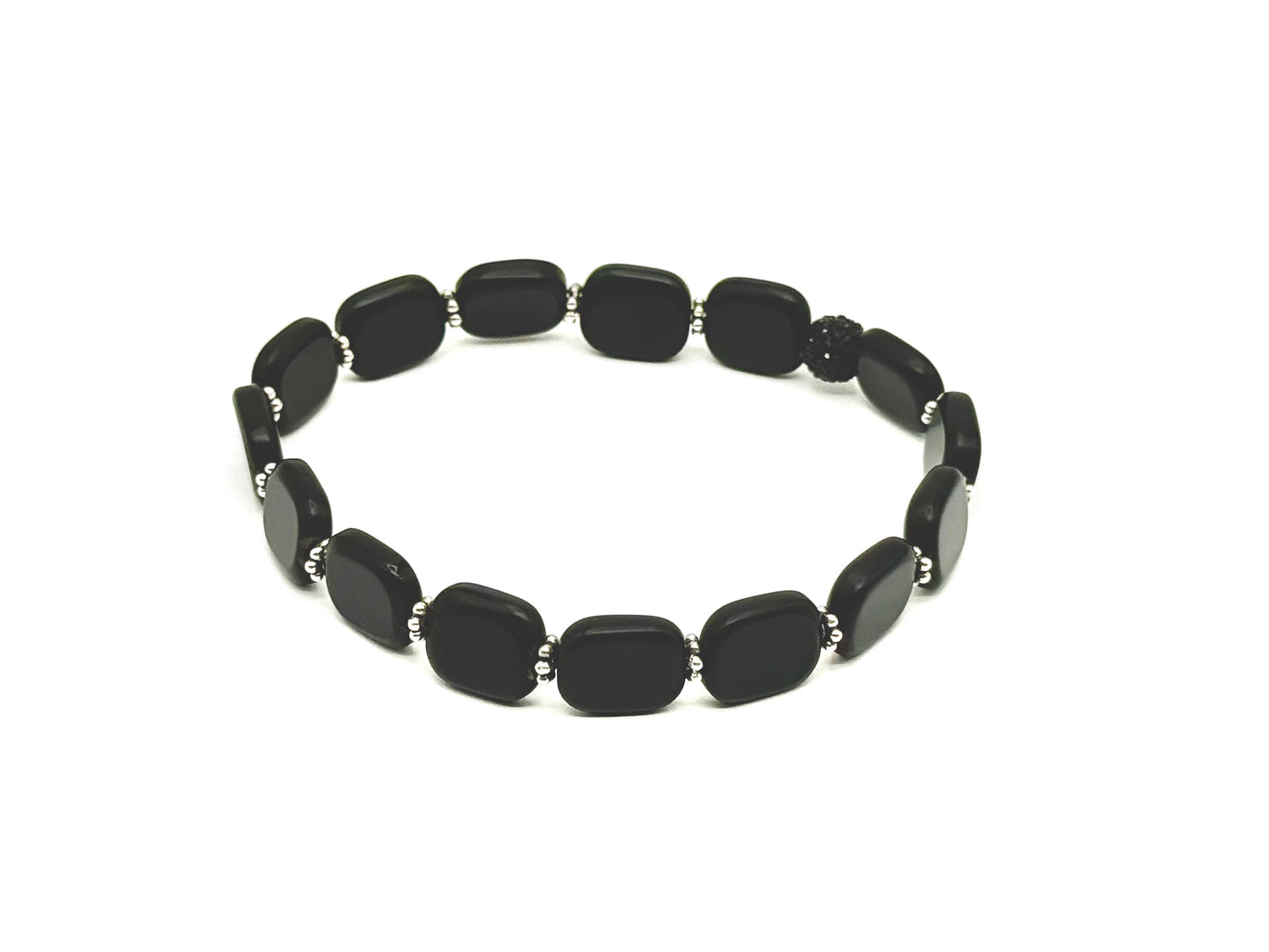 Onyx Grid Bracelet