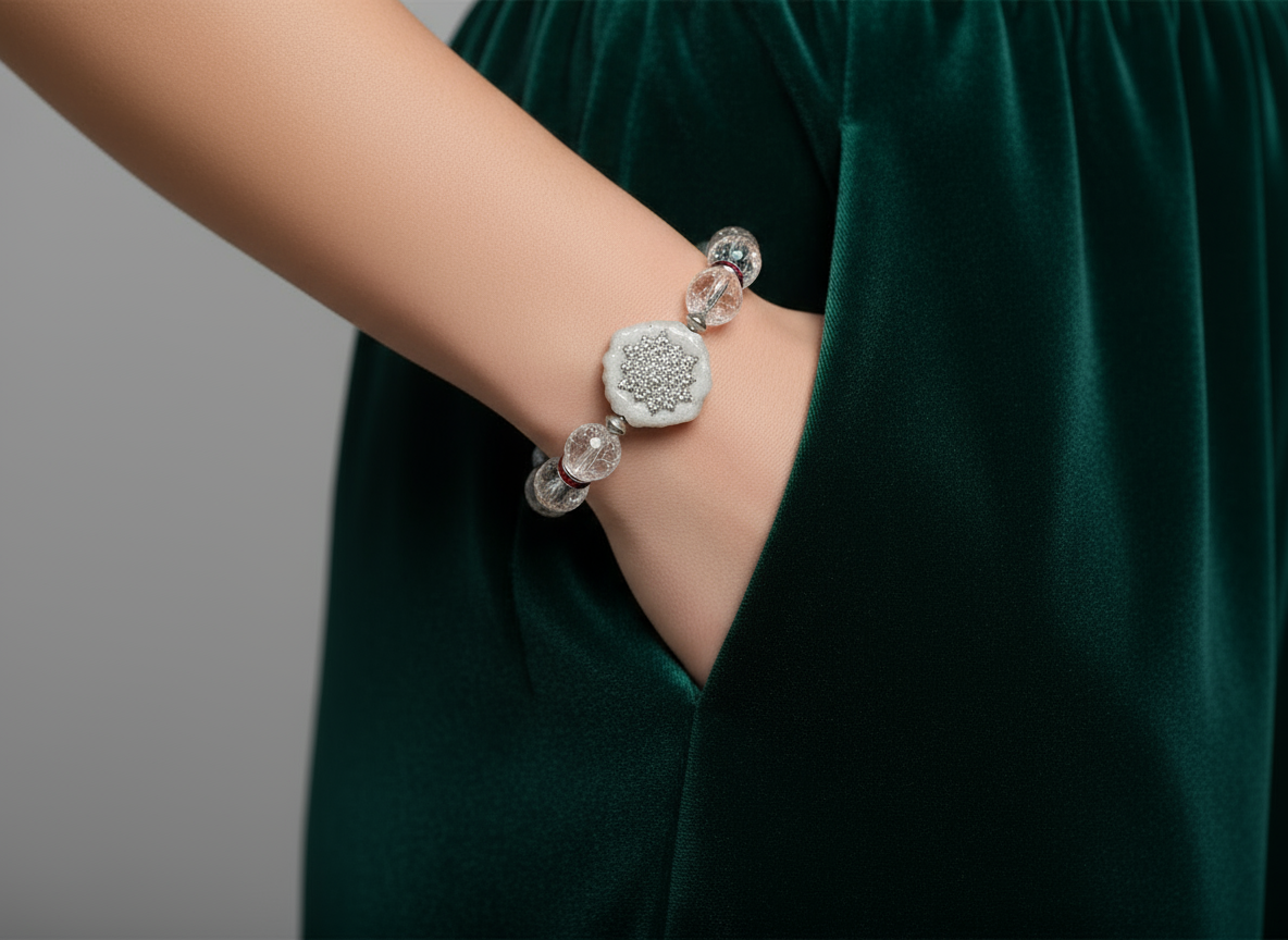 White Christmas Bracelet