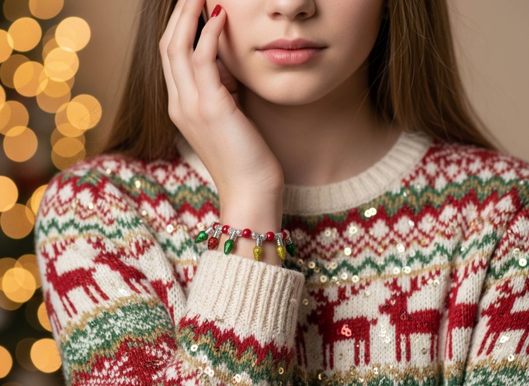 Tangled in Tinsel Bracelet