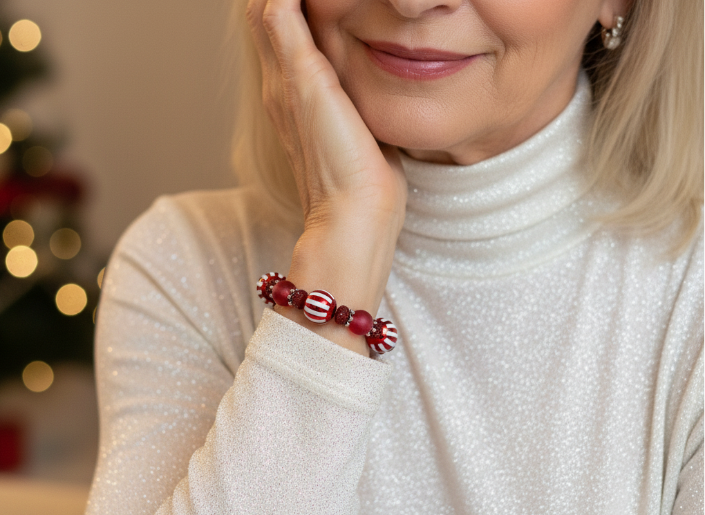 Candy Cane Lane Bracelet