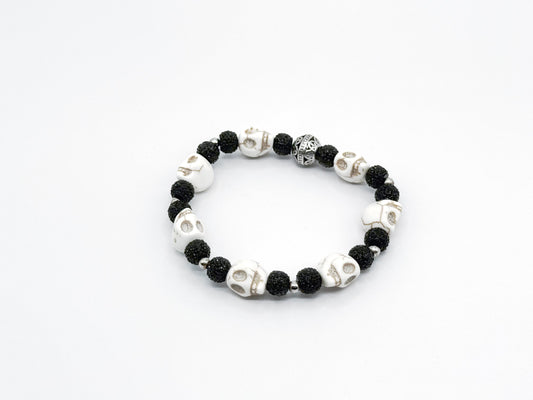 Midnight Skull Bracelet