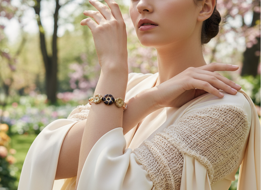 Golden Bloom Bracelet