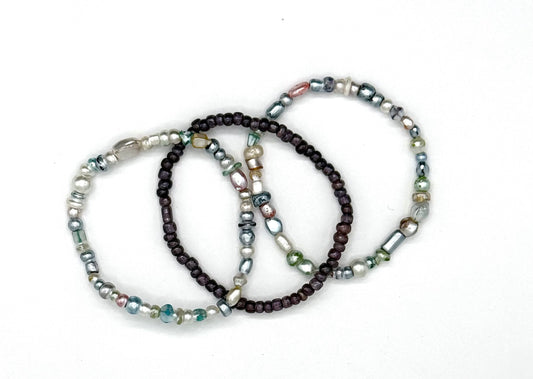 Moon Tide Stack Bracelet Set