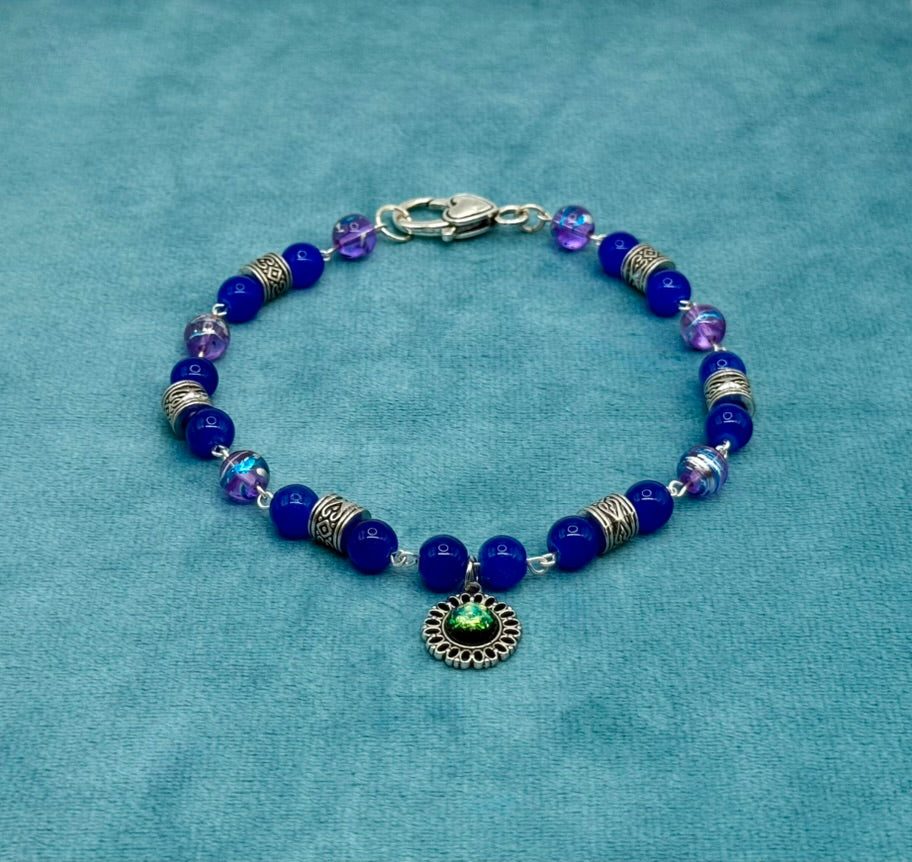 Cobalt Flare Pet Necklace