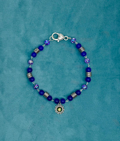 Cobalt Flare Pet Necklace