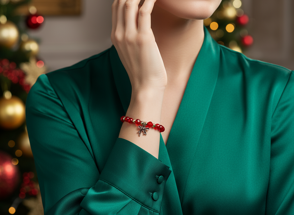 Festive Ribbon Bracelet