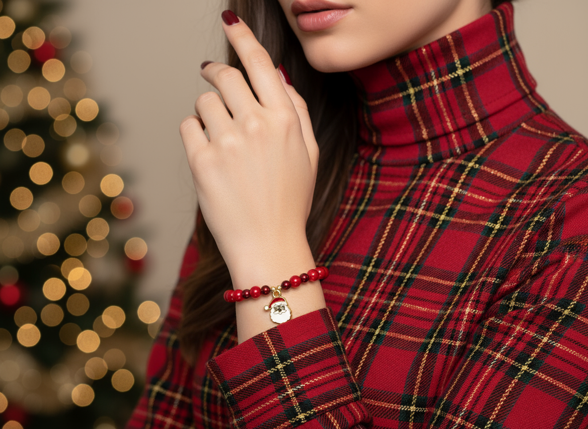 Holly Jolly Vibes Bracelet