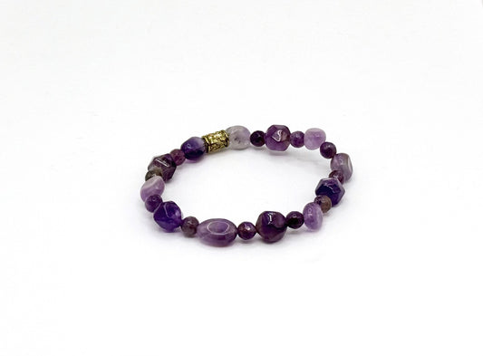 Shadow Amethyst Bracelet
