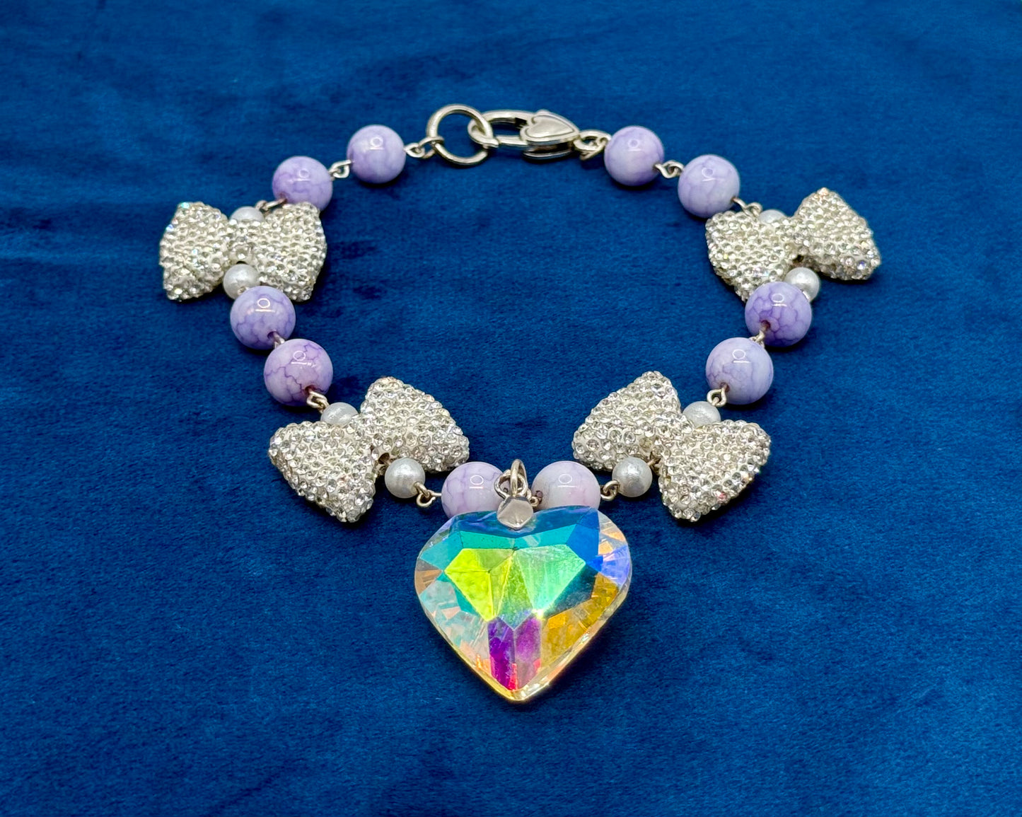 Lavender Spark Pet Necklace