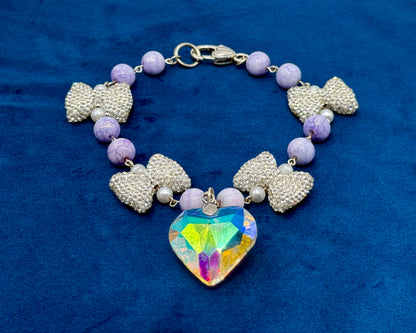 Lavender Spark Pet Necklace