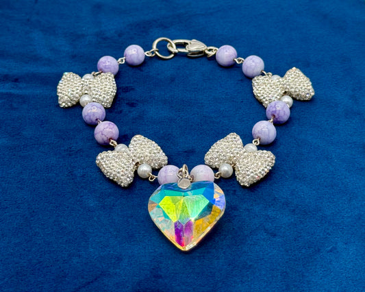 Lavender Spark Pet Necklace