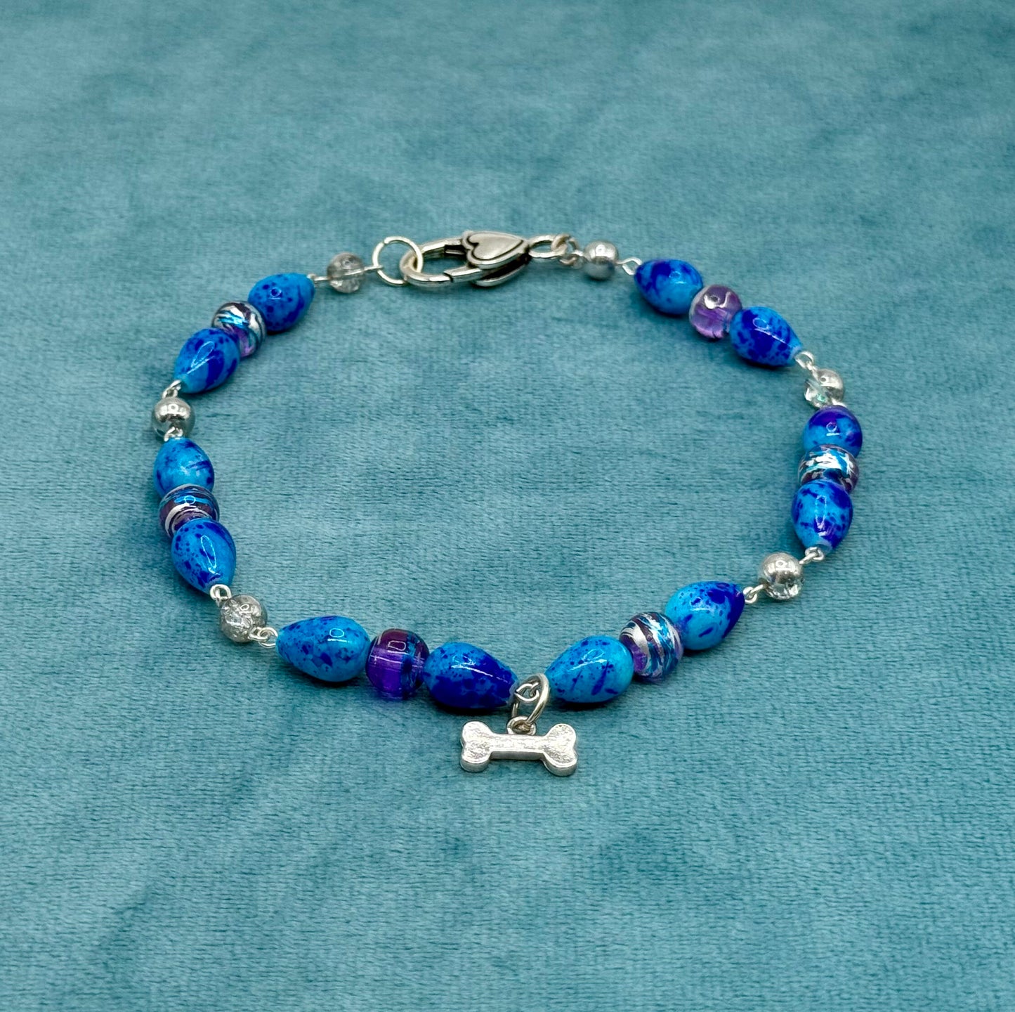 Blue Current Pet Necklace