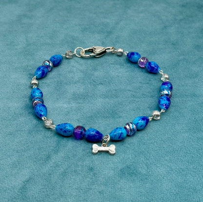 Blue Current Pet Necklace
