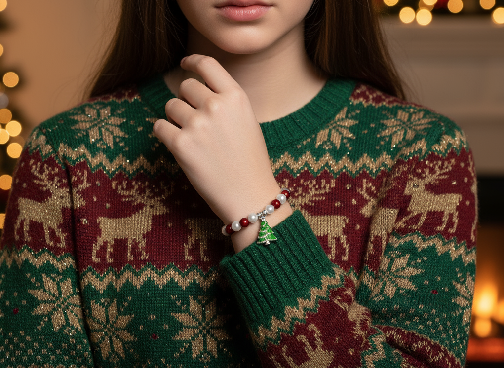 Peppermint Pines Bracelet