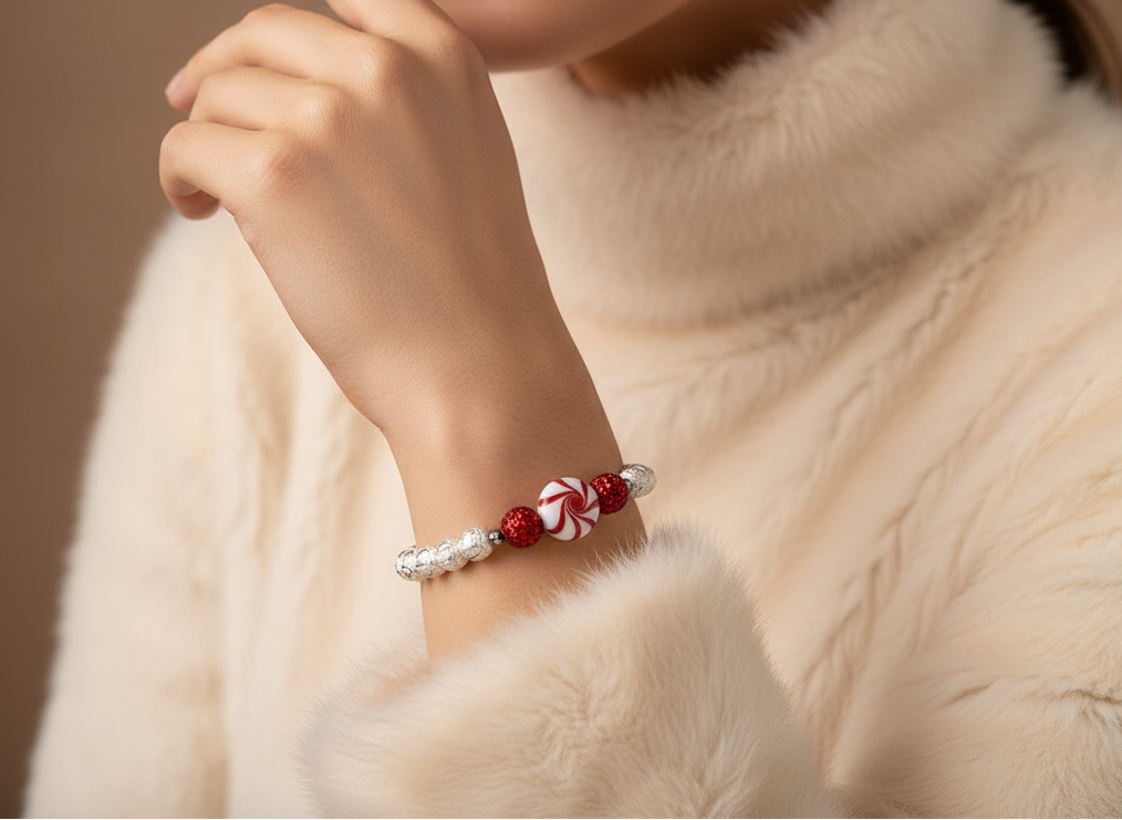 Snowfall & Sweets Bracelet