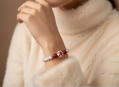 Snowfall & Sweets Bracelet