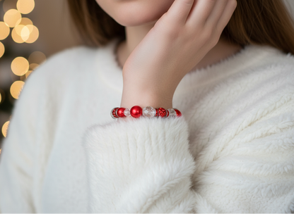 Crimson Frost Bracelet