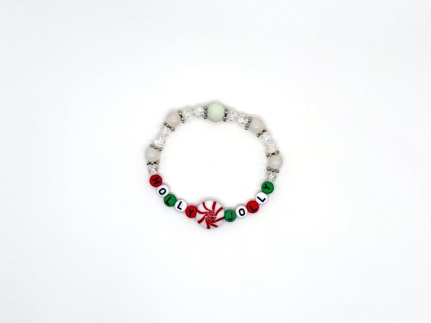 Candy Cane Cheer Bracelet