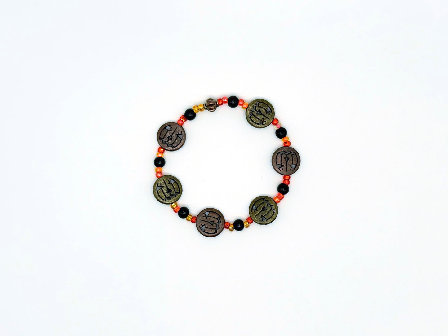 Pumpkin Charm Bracelet