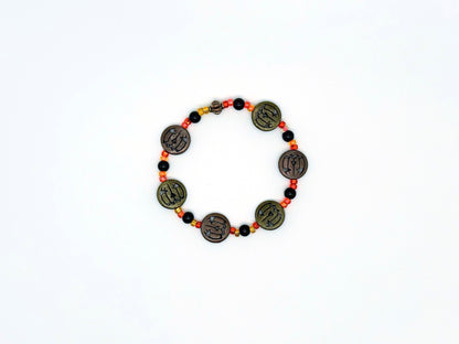 Pumpkin Charm Bracelet