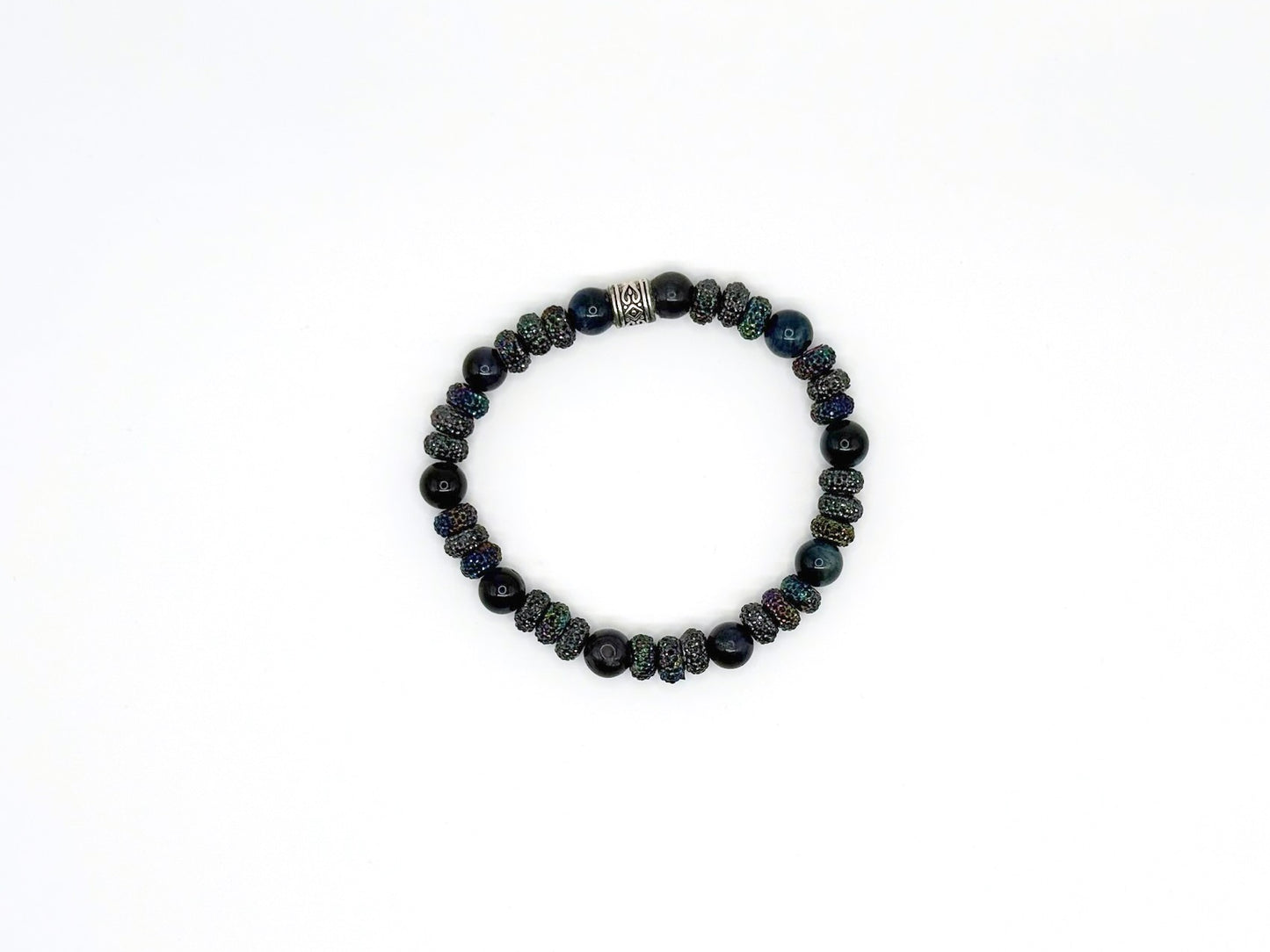 Obsidian Crest Bracelet