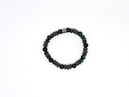 Obsidian Crest Bracelet
