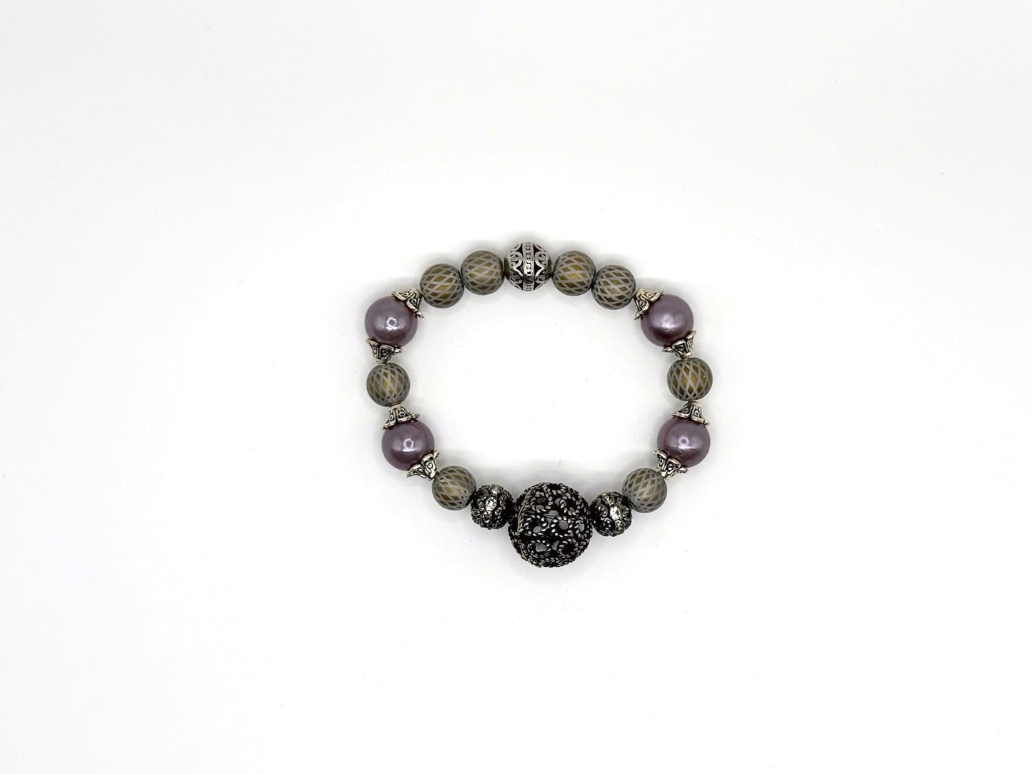 Lavender Lace Bracelet