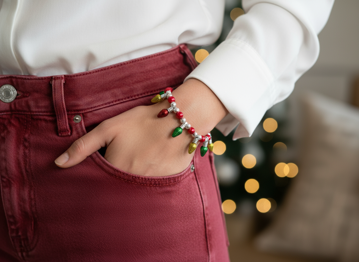 Tangled in Tinsel Bracelet