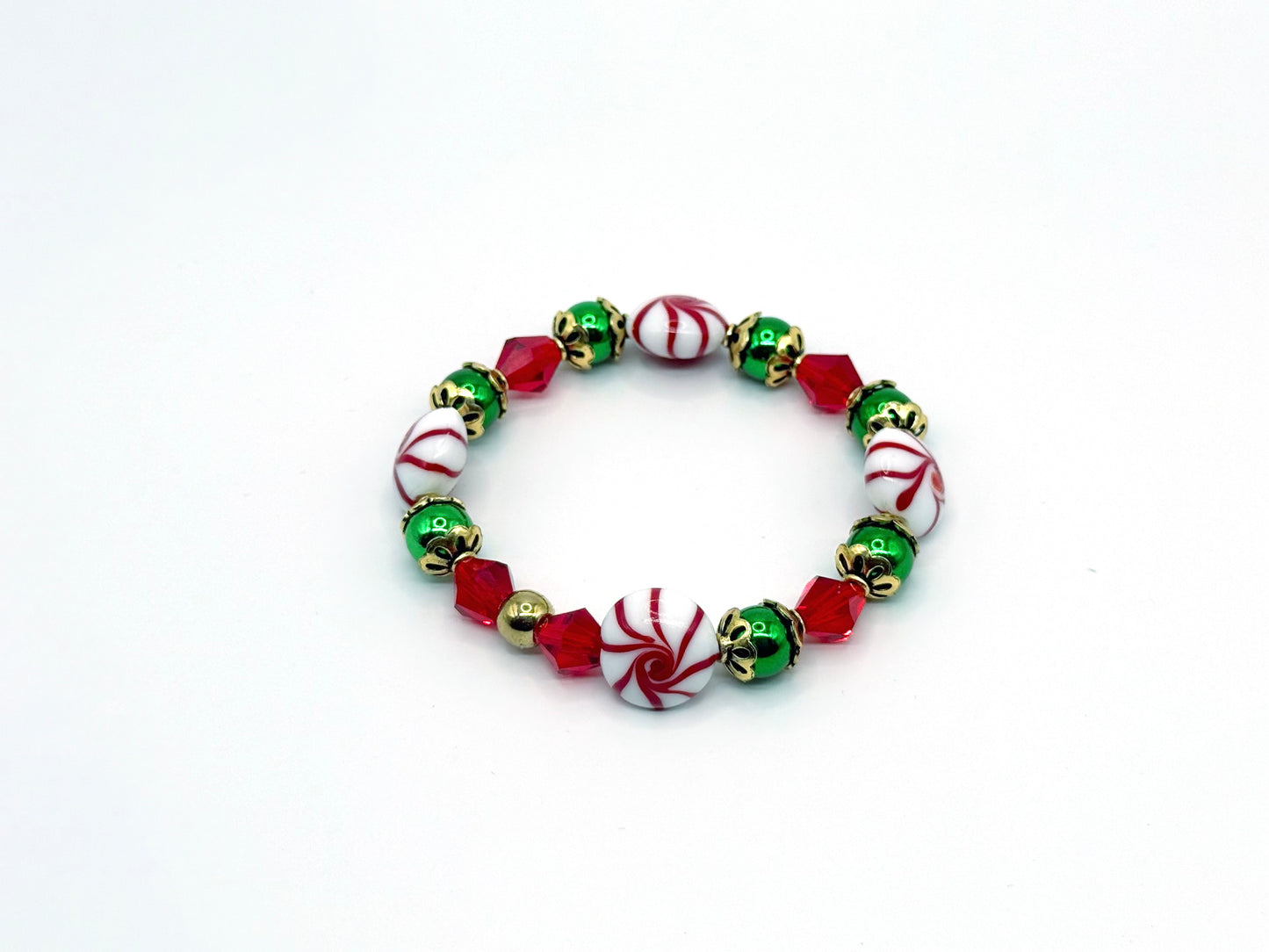 Candy Cane Carousel Bracelet