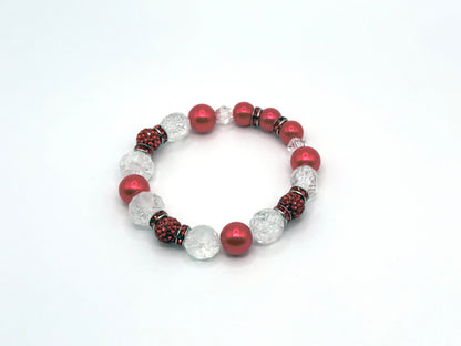 Crimson Frost Bracelet