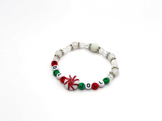 Candy Cane Cheer Bracelet