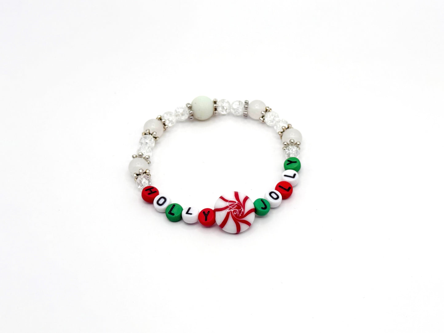 Candy Cane Cheer Bracelet