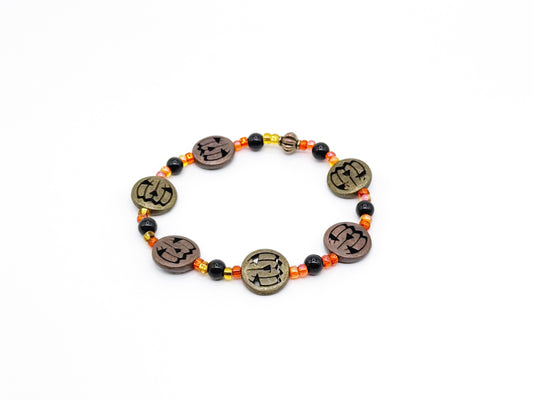 Pumpkin Charm Bracelet