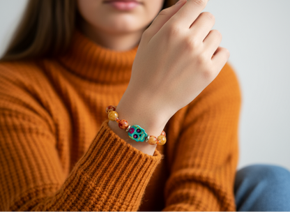 Sunset Skull Bracelet