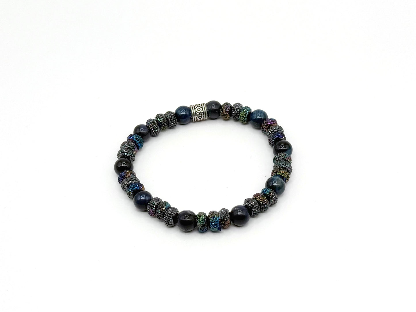 Obsidian Crest Bracelet