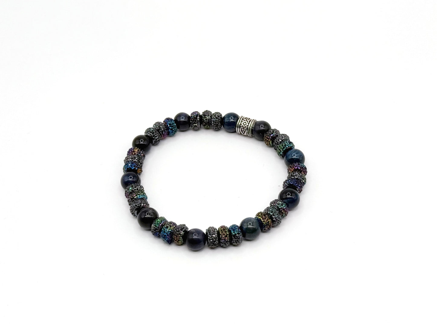 Obsidian Crest Bracelet