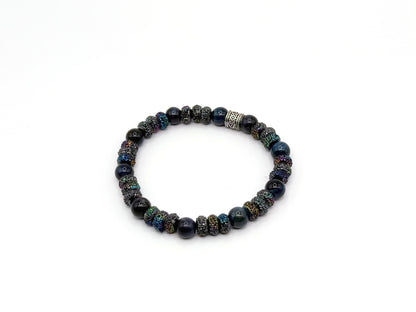 Obsidian Crest Bracelet