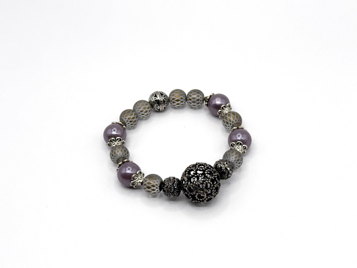 Lavender Lace Bracelet