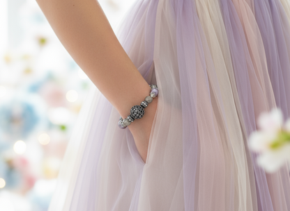 Lavender Lace Bracelet