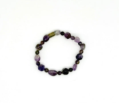 Shadow Amethyst Bracelet
