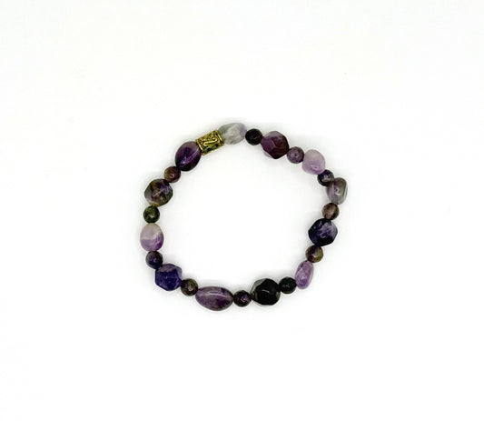 Shadow Amethyst Bracelet