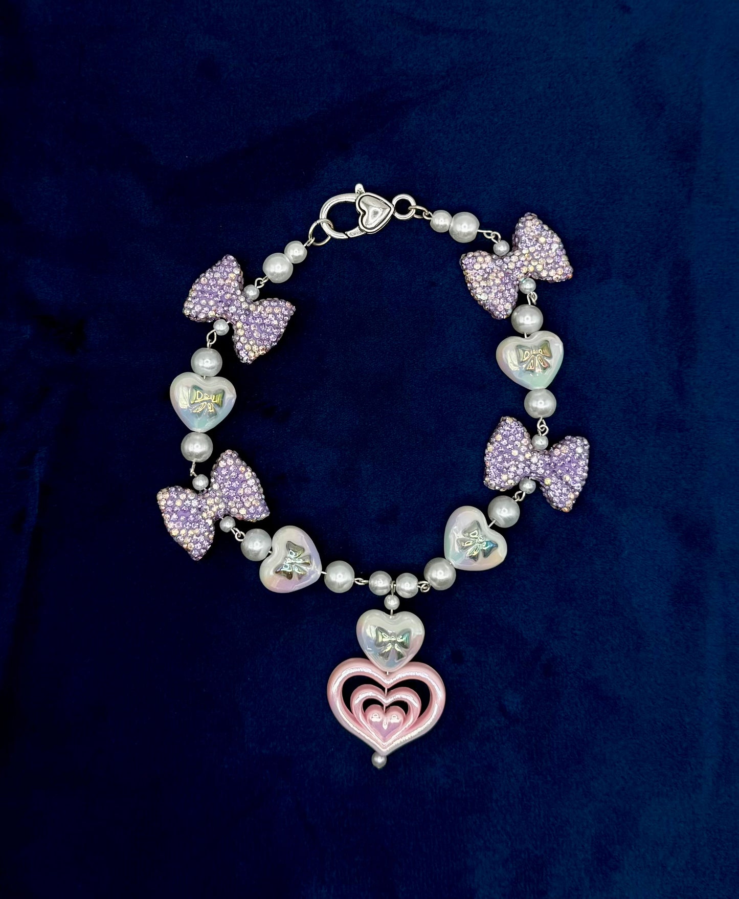 Cascade Heart Pet Necklace