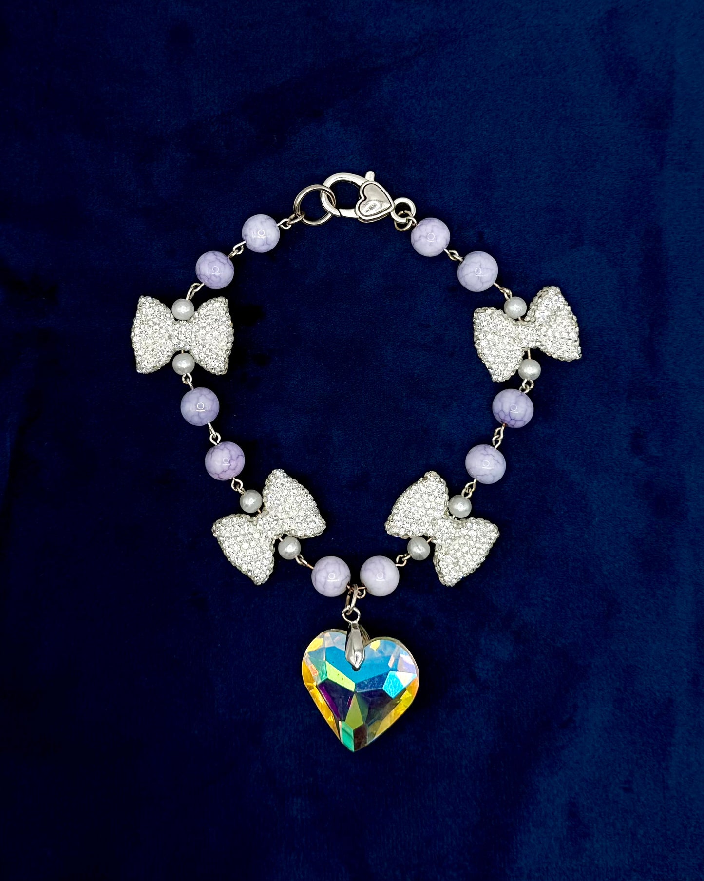 Lavender Spark Pet Necklace