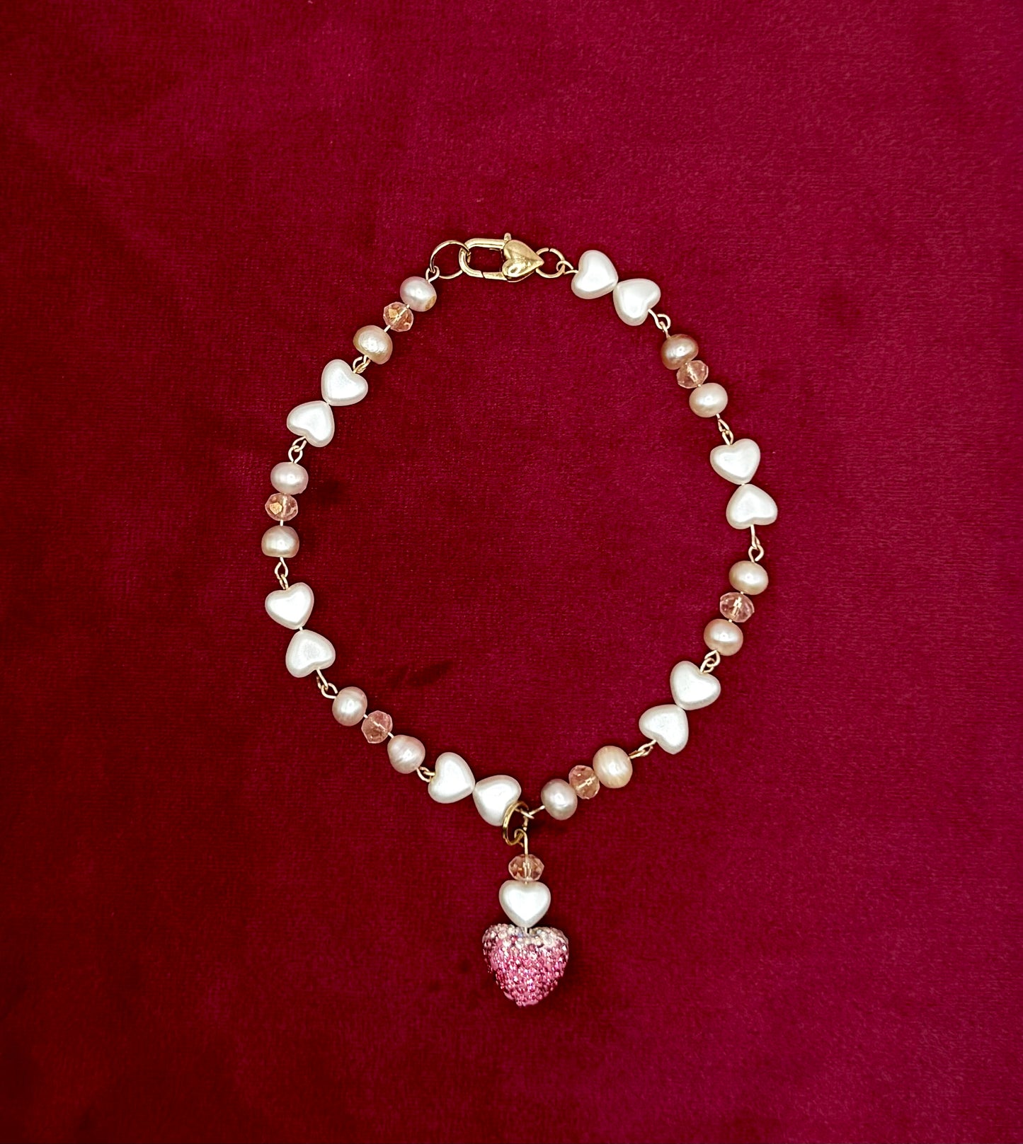 Hearts Blush Pet Necklace
