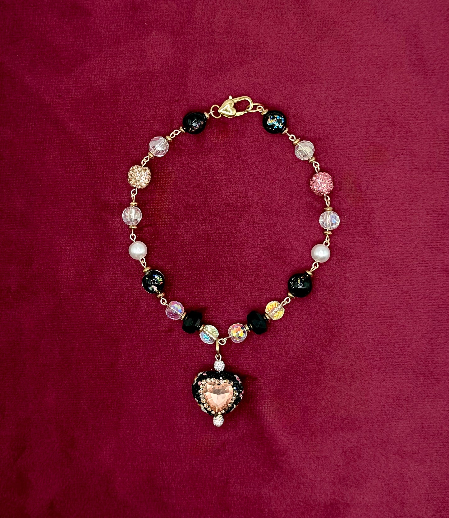 Heart Noir Pet Necklace