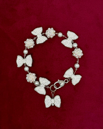 Sparkle Bow Pet Necklace