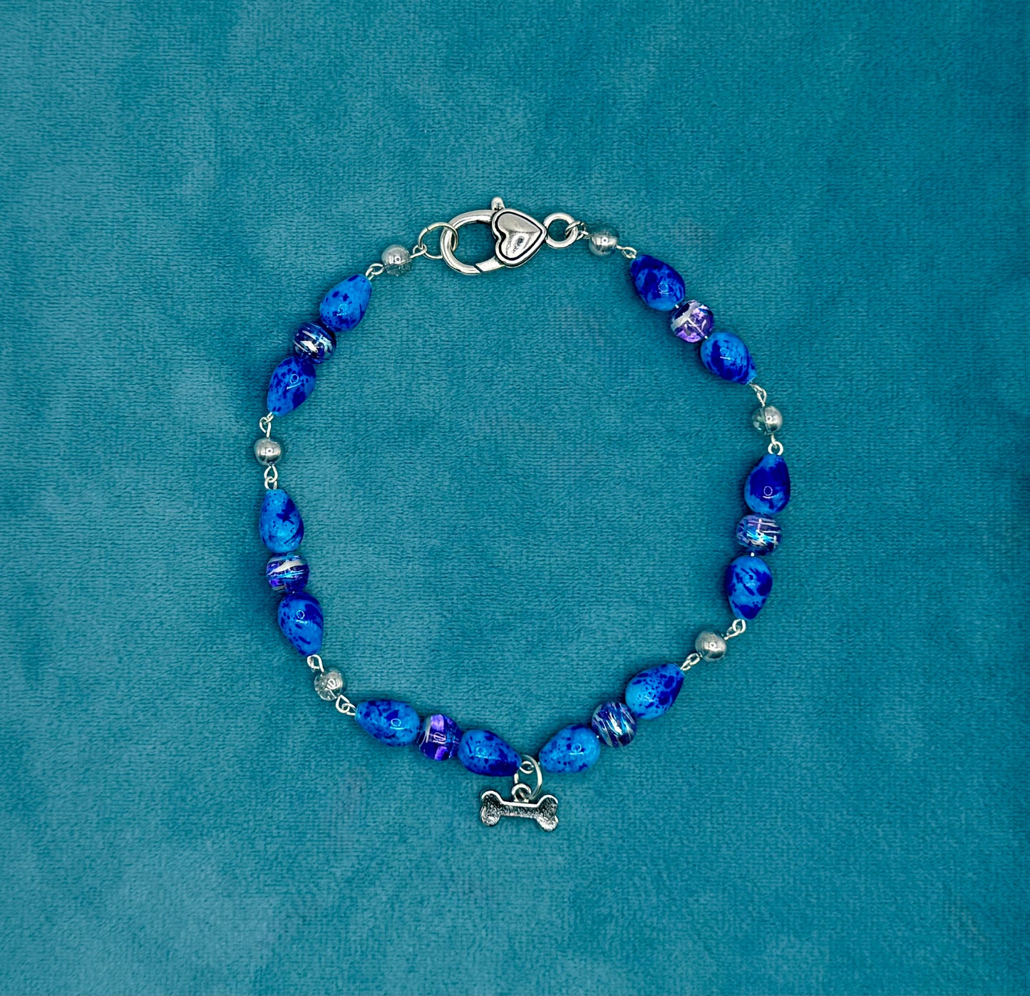 Blue Current Pet Necklace