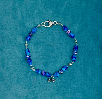 Blue Current Pet Necklace