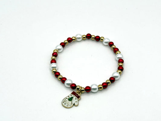 Mittens & Mistletoe Bracelet
