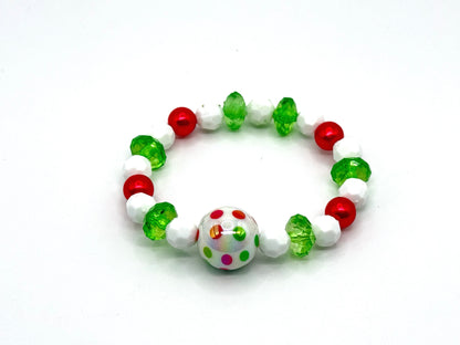Peppermint Polka Bracelet